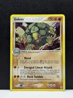 Pokemon TCG Golem EX Legend Maker Holo Rare 6/92 - Image 1