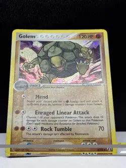 Pokemon TCG Golem EX Legend Maker Holo Rare 6/92 - Image 3