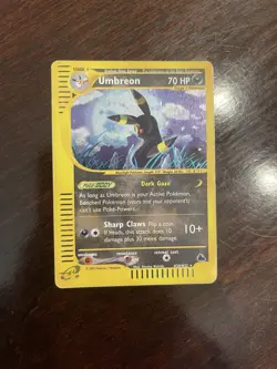 Pokemon Skyridge Umbreon Holo With Swirl RARE!!! See Photos - Image 2