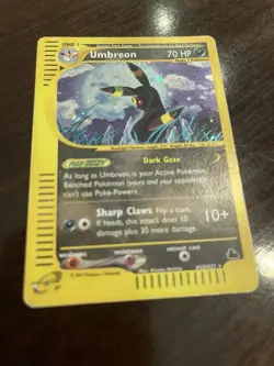 Pokemon Skyridge Umbreon Holo With Swirl RARE!!! See Photos - Image 3