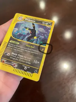 Pokemon Skyridge Umbreon Holo With Swirl RARE!!! See Photos - Image 4