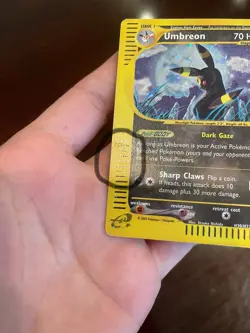 Pokemon Skyridge Umbreon Holo With Swirl RARE!!! See Photos - Image 5