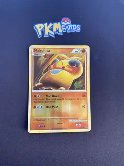 Pokemon TCG Makuhita Undaunted 55/90 Reverse Holo LP. - Image 1