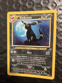 2001 1ST EDITION Neo Discovery Umbreon 13/75 Holo Foil Pokemon WOTC Moonbreon - Image 4