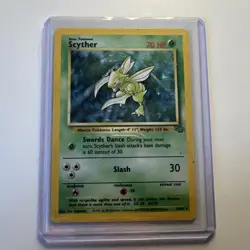 Pokemon Scyther Holo Rare Card Jungle Edition 10/64 Unlimited - Image 1