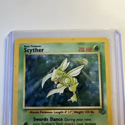 Pokemon Scyther Holo Rare Card Jungle Edition 10/64 Unlimited - Image 2