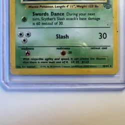 Pokemon Scyther Holo Rare Card Jungle Edition 10/64 Unlimited - Image 4