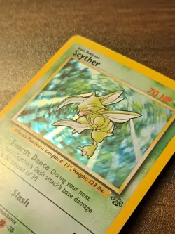 Pokemon WOTC Card - Scyther - Jungle Set - Holo Rare - 10/64 - NM / Near Mint - Image 2