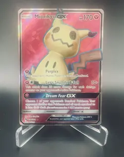 Pokemon TCG Mimikyu GX Lost Thunder 206/214 Holo Full Art Ultra Rare - NM/LP - Image 1