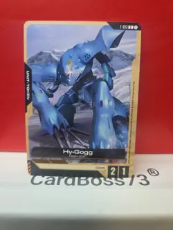 Hy-Gogg (T-013) Gundam Card Game . Steel Requiem Common T-013 - Image 1