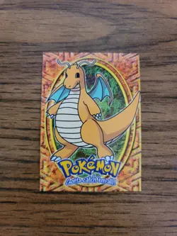 Topps Dragonite #149 Pokemon Non Holo E12 Of 12 Trading Card Blue Label - Image 1
