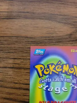 Topps Dragonite #149 Pokemon Non Holo E12 Of 12 Trading Card Blue Label - Image 5