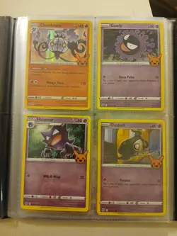 Near Complete Set Haloween Pokemon Cards With Gengar Binder - Image 4
