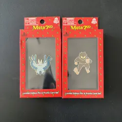 MetaZoo Pin Club Mothman & Bigfoot Pin + Promo Card Set 1st Edition Lot - Image 1