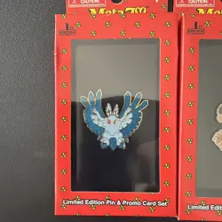 MetaZoo Pin Club Mothman & Bigfoot Pin + Promo Card Set 1st Edition Lot - Image 2