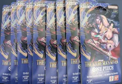 One Piece TCG The Azure Sea’s Seven OP-14 Sleeved Booster Pack Lot Of 10 Sealed - Image 1