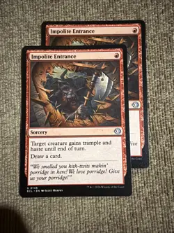 2x Impolite Entrance Lorwyn Eclipsed - Image 1