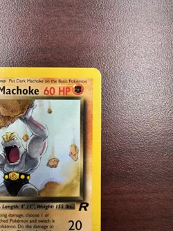 Dark Machoke Team Rocket Uncommon LP Pokemon 40/82 1st Edition - Image 4