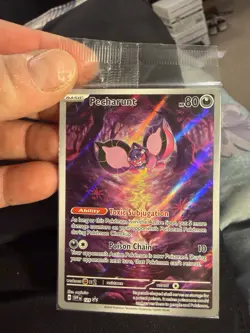 Pokemon TCG Shrouded Fable Pecharunt #129 Black Star Promo Full Art, Sealed - Image 1