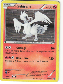 Reshiram Holo Promo Pokemon TCG New Legends Tins BW004 HP - Image 1