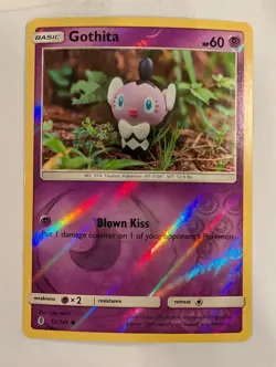 Gothita 52/145 Guardians Rising Pokemon Reverse Holo Foil Nice! - Image 1