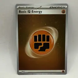 Pokemon TCG Scarlet & Violet 151 Basic Fighting Energy Cosmos Holo SVE EN 006 LP - Image 1