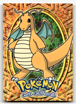Pokemon Topps - Dragonite E12 of 12 - Black Label - The First Movie - Image 1