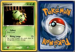 2004 Pokemon, EX Team Rocket Returns, #78/109 Spinarak, Common - Image 1