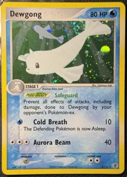 Pokemon TCG • Dewgong #3 (SWIRL) - EX FireRed & LeafGreen Holo • LP - Image 1