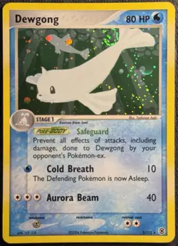 Pokemon TCG • Dewgong #3 (SWIRL) - EX FireRed & LeafGreen Holo • LP - Image 2