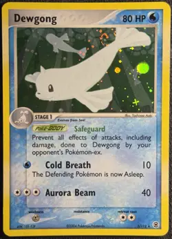 Pokemon TCG • Dewgong #3 (SWIRL) - EX FireRed & LeafGreen Holo • LP - Image 4