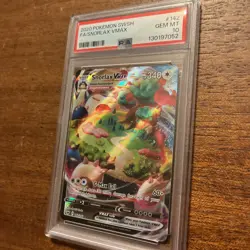 Pokemon 2020 Sword & Shield Snorlax VMAX Full Art Holo #142/202 PSA 10 - Image 3