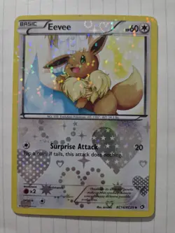 Pokemon TCG Radiant Collection (LT). Eevee, Ursaring, Audino, And Purrloin. - Image 2