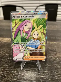 Anthea and Concordia 254/217 Ascended Heroes Pokemon TCG Full Art Trainer - Image 1