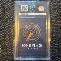 One Piece TCG - MONKEY.D.LUFFY - OP01-024 - ENGLISH - Ace 10 Perfect Sub Grades - Image 2