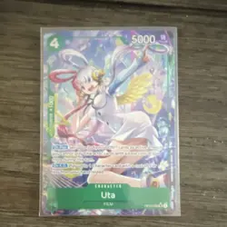 One Piece Namco Uta OP13-023 Alt Art Foil SR Character Carrying on His Will - Image 1