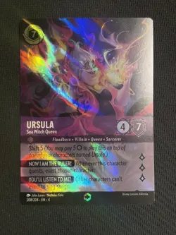 DISNEY Lorcana URSULA’S RETURN Enchanted URSULA Sea Witch Queen *EXCELLENT*🔥 - Image 1