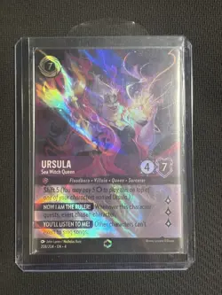 DISNEY Lorcana URSULA’S RETURN Enchanted URSULA Sea Witch Queen *EXCELLENT*🔥 - Image 3
