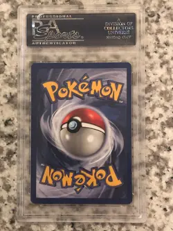 1999 Pokemon Base Set Unlimited Alakazam Holo 1 PSA 9 Mint - Image 2