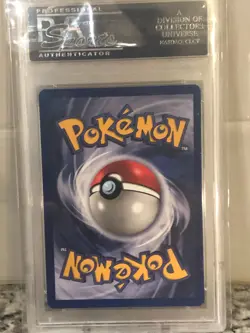 1999 Pokemon Base Set Unlimited Alakazam Holo 1 PSA 9 Mint - Image 4