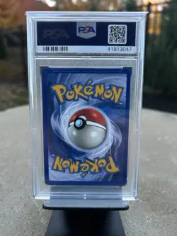 1999 POKEMON BASE SET UNLIMITED #1 ALAKAZAM-HOLO PSA 9 MINT - Image 2