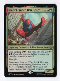 Scarlet Spider, Ben Reilly (Foil) 0142 (R) MTG Marvel's Spider-Man (SPM) - Image 1