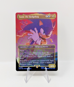 Sonic the Hedgehog - FOIL BORDERLESS #2087 - Sonic Secret Lair MTG - Image 1