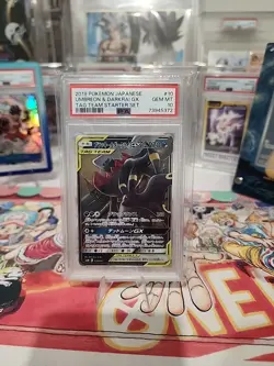 PSA 10 Umbreon & Darkrai GX 010 Pokemon Tag Team Starter Set Japanese 2019 - Image 1