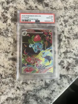 Ivysaur 134/132 Illustration Rare Megas Evolutions Pokemon Card PSA 10 - Image 1