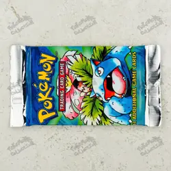 21.367g HEAVY! Venusaur art! Pokemon Base Set Booster Pack TCG 4th print UK 2000 - Image 5