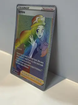 Pokemon Serena Secret Card 207/195 Swsh12 Silver Tempest Rainbow Trainer Rare NM - Image 2