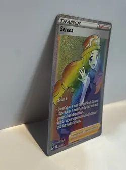 Pokemon Serena Secret Card 207/195 Swsh12 Silver Tempest Rainbow Trainer Rare NM - Image 3