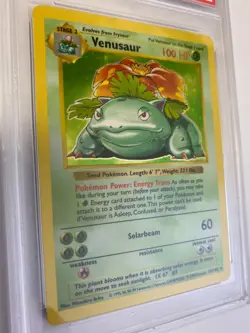 Pokemon Venusaur #15 SHADOWLESS HOLO Foil 1999 Graded PSA MINT 9 *CCGHouse* - Image 3
