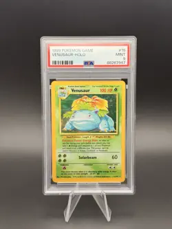 1999 Pokemon Game Base Set Unlimited Venusaur Holo Rare 15/102 #15 PSA 9 MINT - Image 4